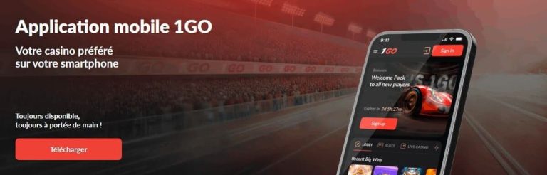 1Go Casino application mobile